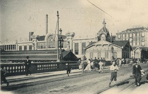Puente-del-Arena-y-estaciones-Tarjeta-posta-Ladáburu-Foto-H.yM.M-1900-Archivo-Histórico-Ferroviario