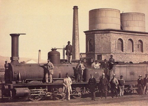 Locomotora MZA 335-Deposito de Córdoba-Año 1867-Foto-Jose-Spreafi